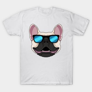 French Bulldog with Sunglasses T-Shirt